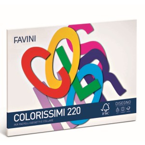 BLOC DESEN D4 16 FILE 220G/MP COLORISSIMI