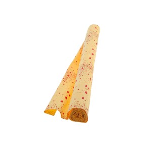 HARTIE FLORISTICA GALBEN + INIMI 14-R 50X250CM 180G