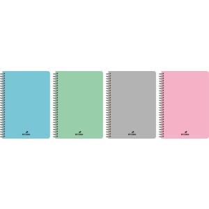 CAIET A4 80 FILE SPIRA COPERTA PLASTIC ECADA 29482AR