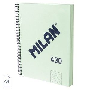 CAIET A4 120 FILE DR SPIRA MILAN VERDE 430 57142E120GR