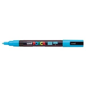 MARKER ACRILIC POSCA PC-3M ALBASTRU DESCHIS 8