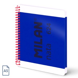 CAIET A4 80 FILE DR SPIRA MILAN ALBASTRU NATA 57042E80B