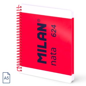 CAIET A5 80 FILE DR SPIRA MILAN ROZ NATA 57052E80P