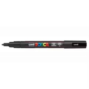 MARKER ACRILIC POSCA PC-3M NEGRU 24