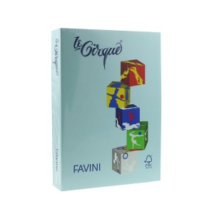HARTIE COLORATA 80G/MP A4 106 ALBASTRU DESCHIS FAVINI A717504