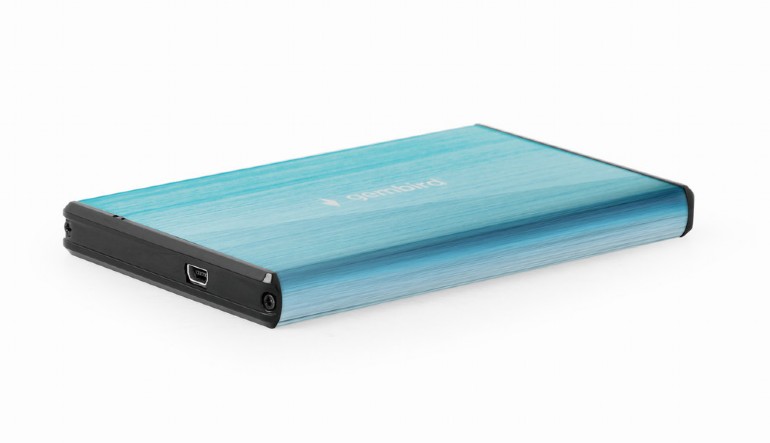 RACK extern GEMBIRD, pt HDD, 2.5 inch, S-ATA, interfata PC USB 3.0, aluminiu, albastru, "EE2-U3S-3-B" (timbru verde 0.8 lei)