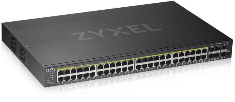 ZYXEL | GS192048HPV2-EU0101F | GS1920-48HP v2|Switch|Smart Managed|Layer 2|POE Rackmount|Porturi 44 Gigabit POE, 4Gigabit RJ45/SFP POE, 2 Gigabit SFP "GS1920-48HPV2-EU0101F" (timbru verde 2 lei)
