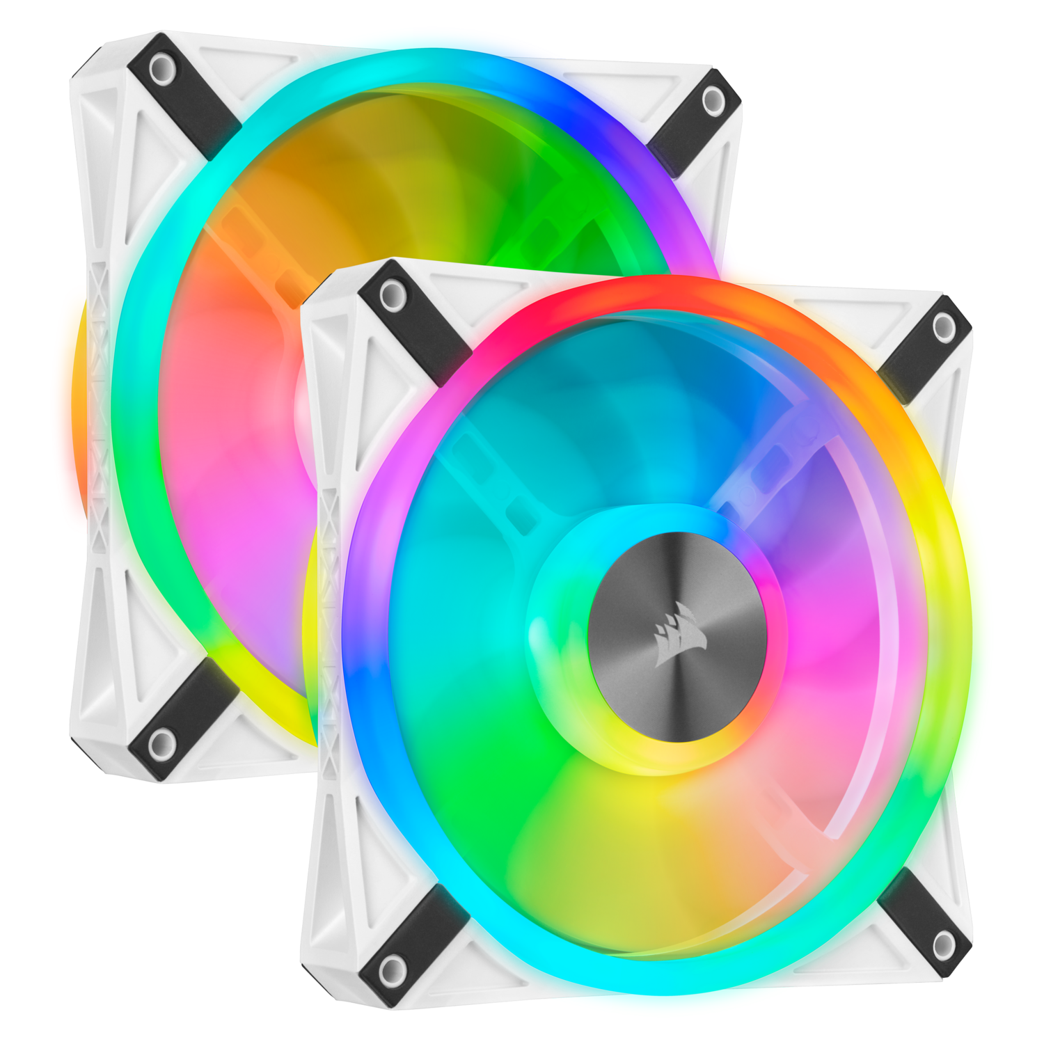 VENTILATOR CORSAIR, pt carcasa PC, 140 mm, 1250 rpm, LED RGB, pack 2 ventilatoare, "CO-9050106-WW"