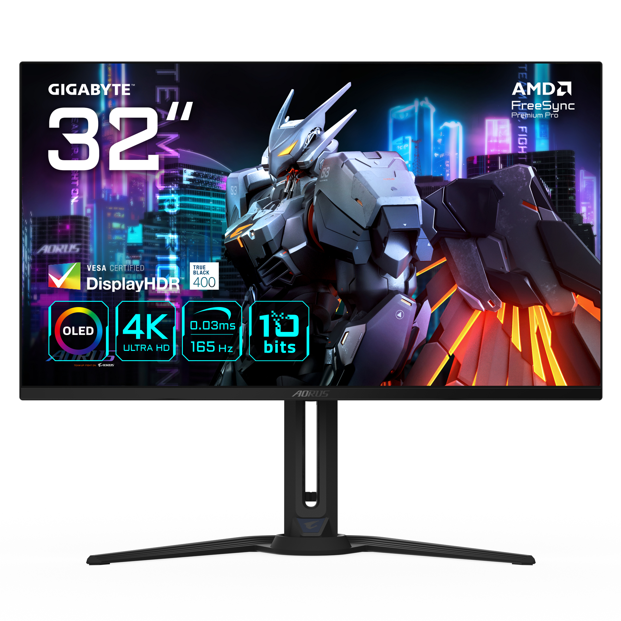 GIGABYTE FO32U GAMING MONITOR 31.5" "FO32U" (timbru verde 7 lei)