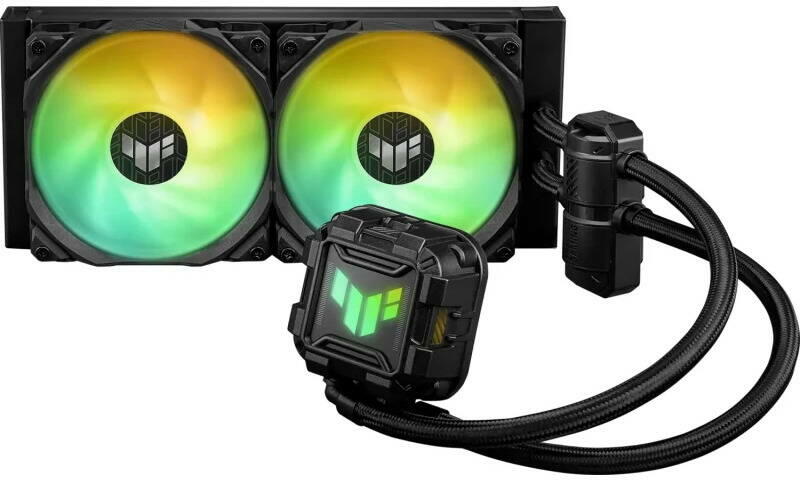 Cooler procesor cu lichid TUF LC II 240 negru iluminare aRGB "90RC00U1-M0UAY0" (timbru verde 2.00 lei)