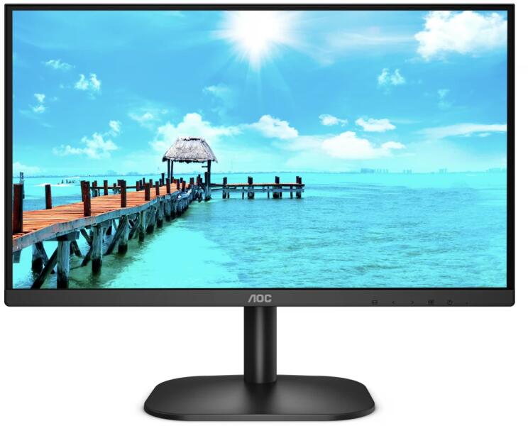 MONITOR AOC 21.5 inch, home | office, VA, Full HD (1920 x 1080), Wide, 250 cd/mp, 4 ms, HDMI | DisplayPort | VGA, "22B2QAM" (timbru verde 7 lei)