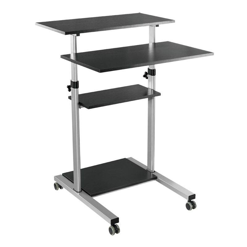 STAND mobil LOGILINK, pt 1 TV/monitor plat, curbat, diag. max nu e cazul, verticala, roti, max 60 Kg, "BP0070"