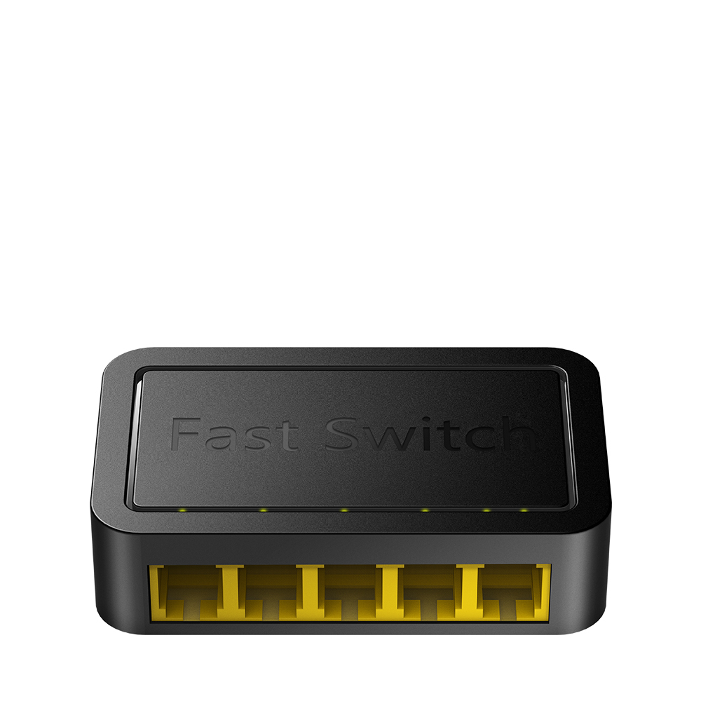 CUDY 5-Port 10/100 Mbps Desktop Switch "FS105D" (timbru verde 2 lei)