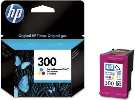 Cartus Cerneala Original HP Color, nr.300, pentru DJ D2530|2560|2660|5560|F2420|2480|4280|PS C4680|4780, , (timbru verde 0.15 lei), "CC643EE"