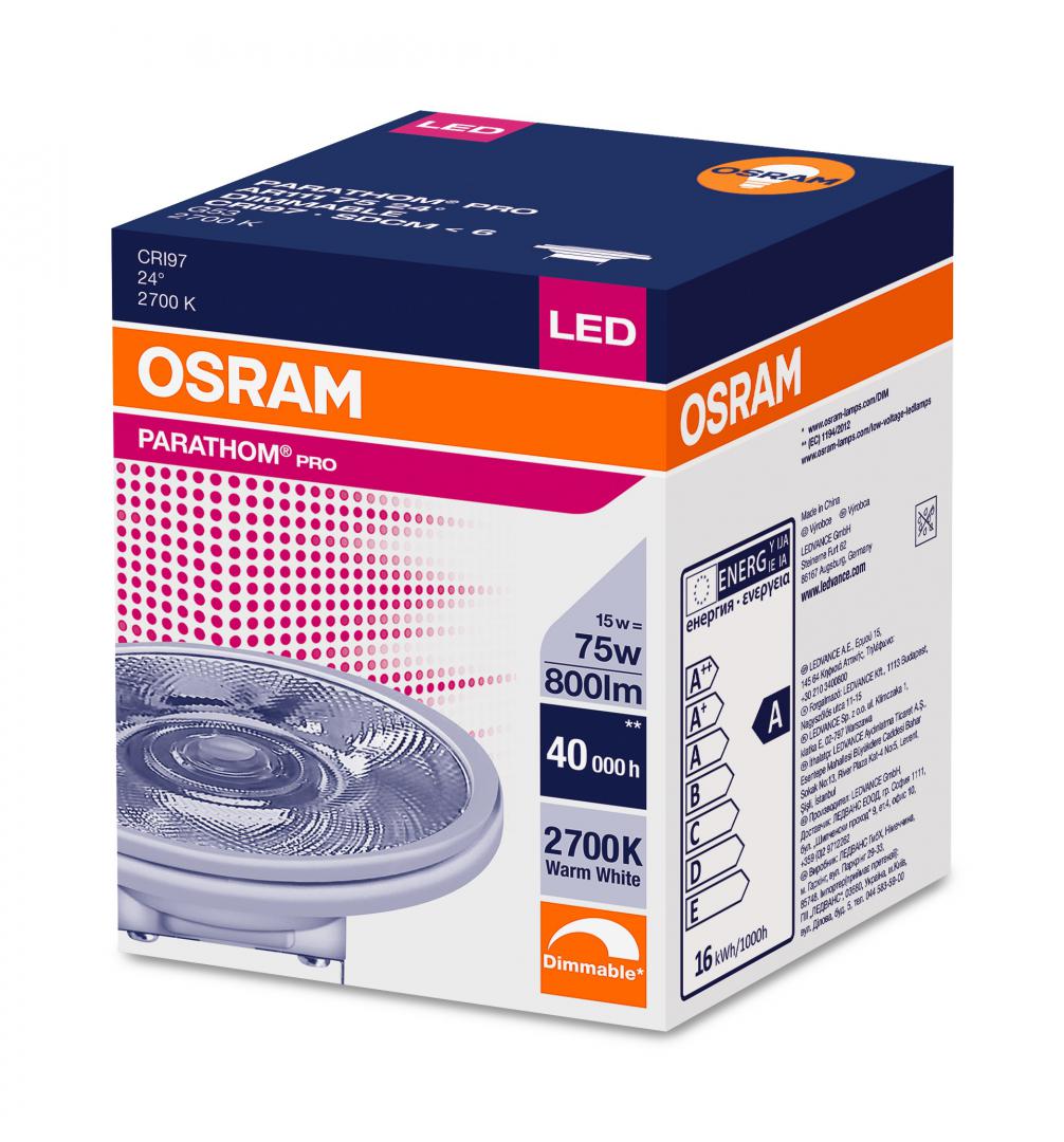 SPOT incastrat LED Osram, soclu integrat, putere 15W, forma spot, lumina alb calda, alimentare 220 - 240 V, "000004058075105058" (timbru verde 0.45 lei)