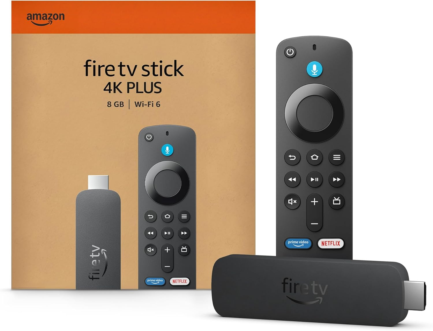Amazon Fire TV Stick 4K Plus "B0F7ZFWVTC" (timbru verde 0.18 lei)