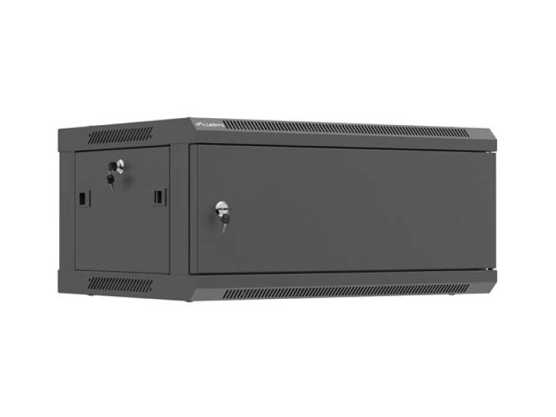 Dulap rack de perete 19", 4U negru "WF01-6404-00B"