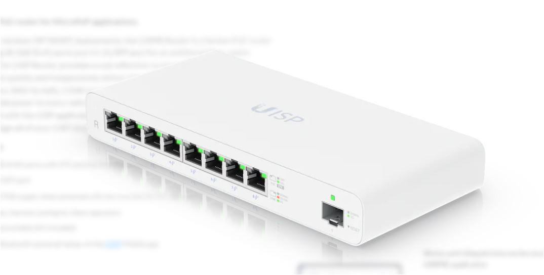 UBIQUITI UISP-R GIGABIT POE ROUTER "UISP-R" (timbru verde 0.8 lei)