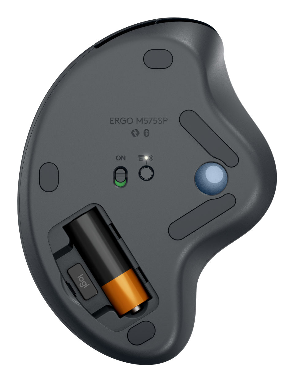 LOGITECH ERGO M575S Wireless Trackball - GRAPHITE+BLUE BALL - BT - EMEA28-935"910-007029" - imagine 7