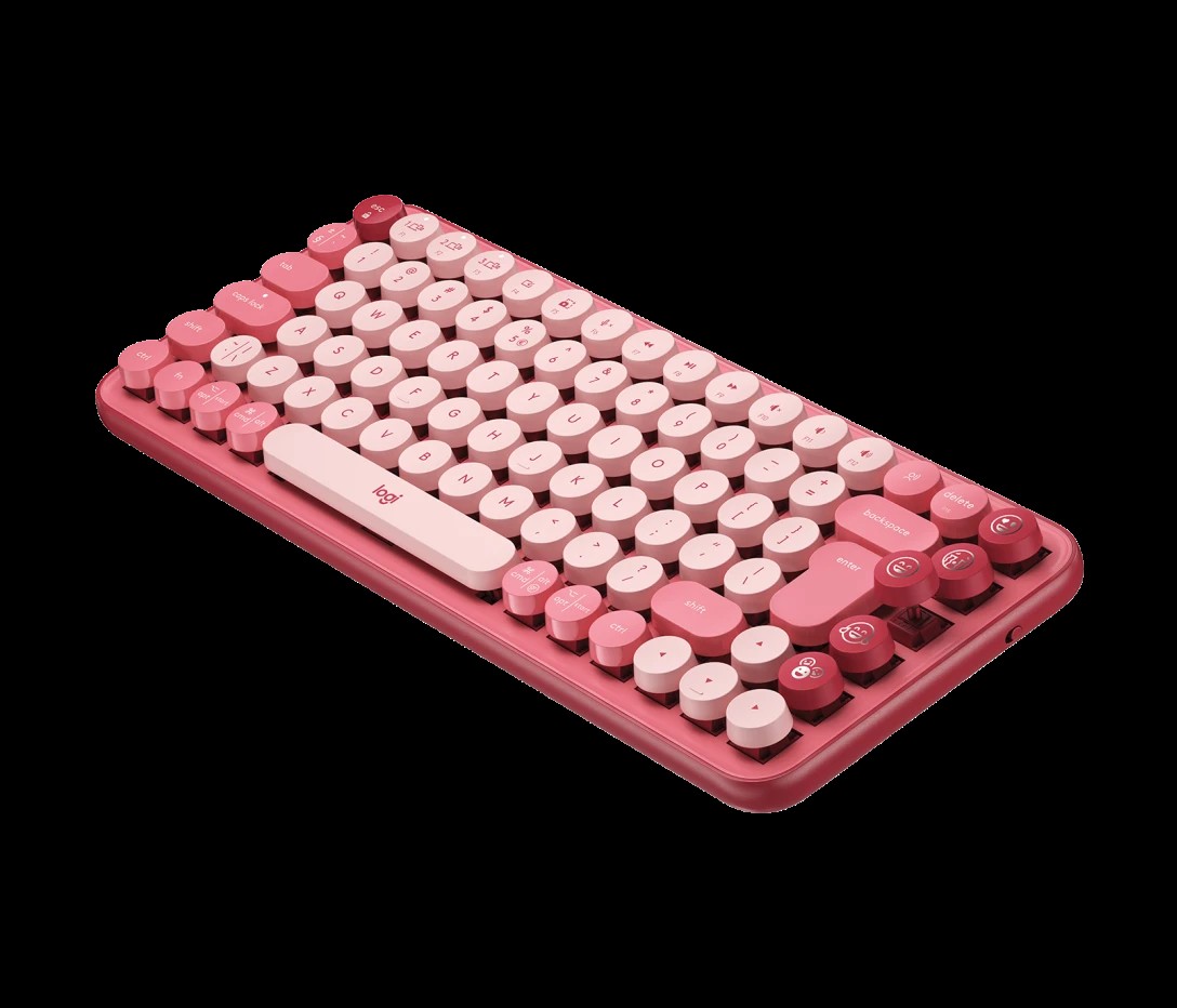 LOGITECH POP ICON KEYS - ROSE - US INTL - BT - INTNL-973 "920-013073" (timbru verde 0.8 lei)