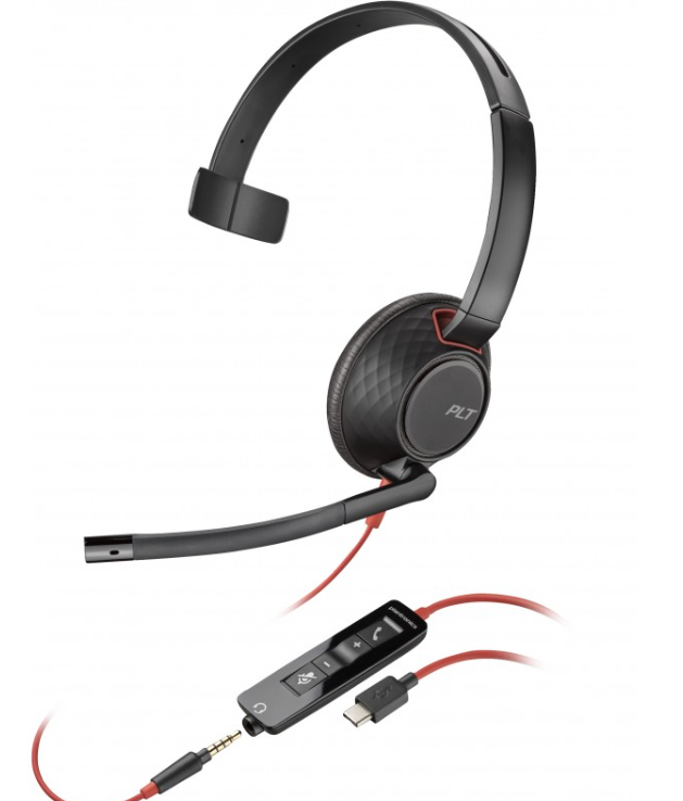 CASTI HP Poly BW 5210 Monaural USB-A Headset "80R98AA" (timbru verde 0.8 lei)