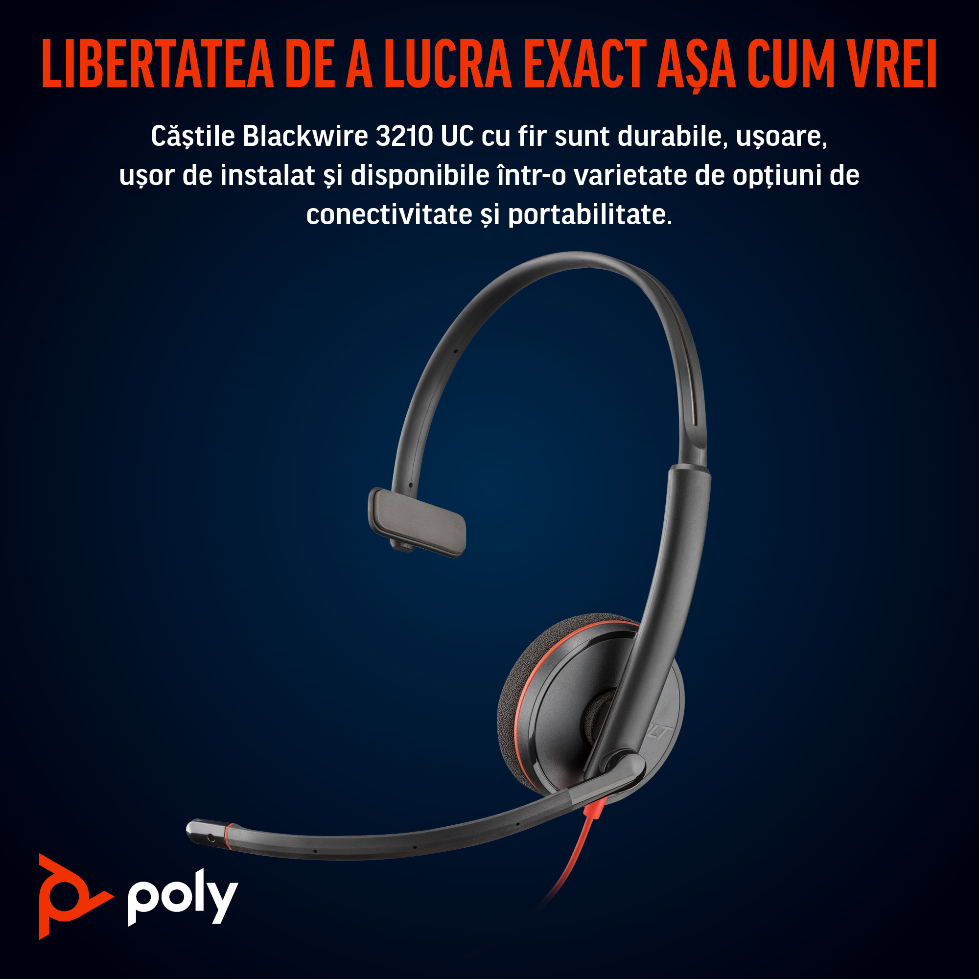 Poly BW 3210 USB-C HS +USB-C/A (Bulk)"8X214A6" - imagine 6