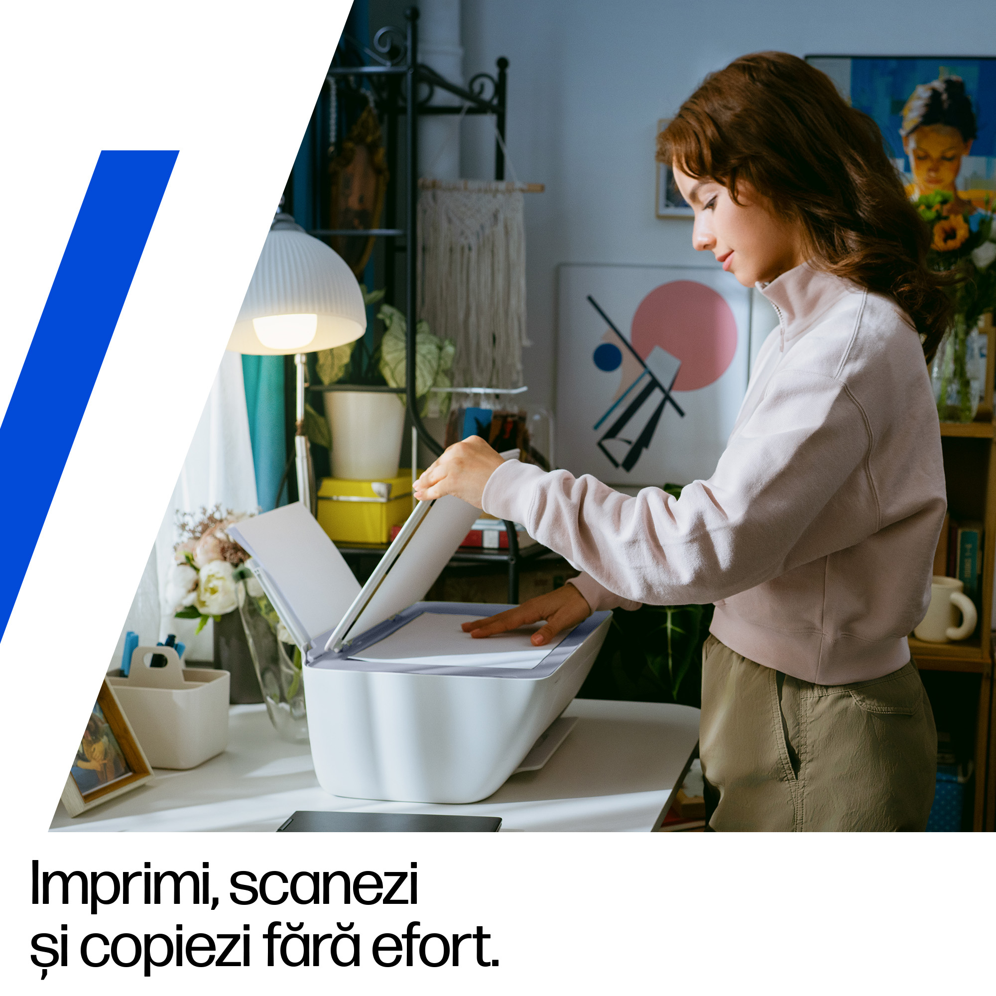 Multifunctional InkJet Color HP, DESKJET 2922, A4, Functii: Impr.|Scan.|Cop., Vit.Print. 7.5ppm, Conectivitate:USB|WIFI, White, , Duplex:Nu, ADF:Nu(incl.TV 8lei) "A24HVB" - imagine 7