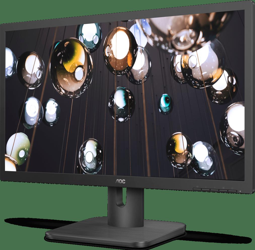 MONITOR AOC 21.5", multimedia, MVA, Full HD (1920 x 1080), Wide, 250 cd/mp, 5 ms, HDMI, VGA, DisplayPort, "22E1Q" (timbru verde 7 lei)