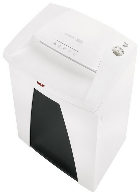 Distrugator documente manual HSM Securio B32, 19-21 coli, fasie (3,9 mm), securitate 2 "H-1820111" (timbru verde 11 lei)