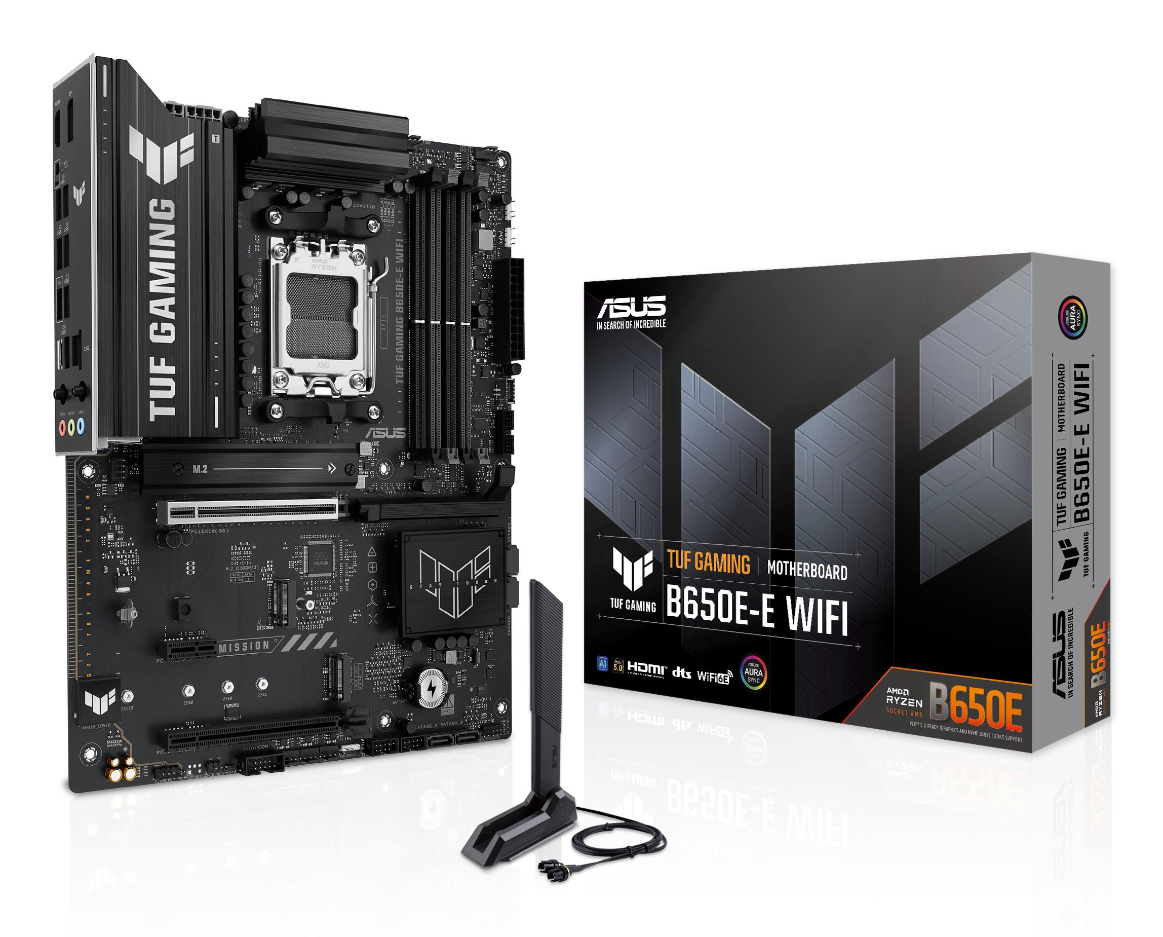 Placa de baza ASUS TUF GAMING B650E-E WIFI, AM5, AMD B650, ATX "TUF GAMING B650E-E WIFI"
