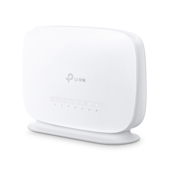 ROUTER TP-Link wireless 300Mbps. 4G+ micro sim slot, 3 porturi 10/100/1000Mbps, antena interna x 2 "Archer MR505" (timbru verde 0.8 lei)