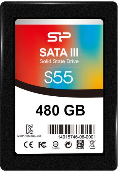 SSD SP SLIM S55 480GB 2.5" SATA 6Gb/s "SP480GBSS3S55S25"