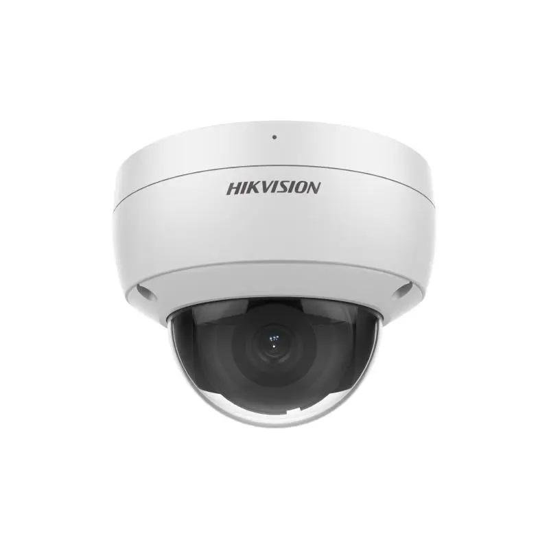 CAMERA IP Hikvision, dome pt. interior | exterior, dist. IR 30 m, tip lentila fixa 2.8 mm, 2 Mpx, microfon, PoE, carcasa metal, slot SD card, "DS-2CD2126G2-ISU2D" (timbru verde 0.8 lei)