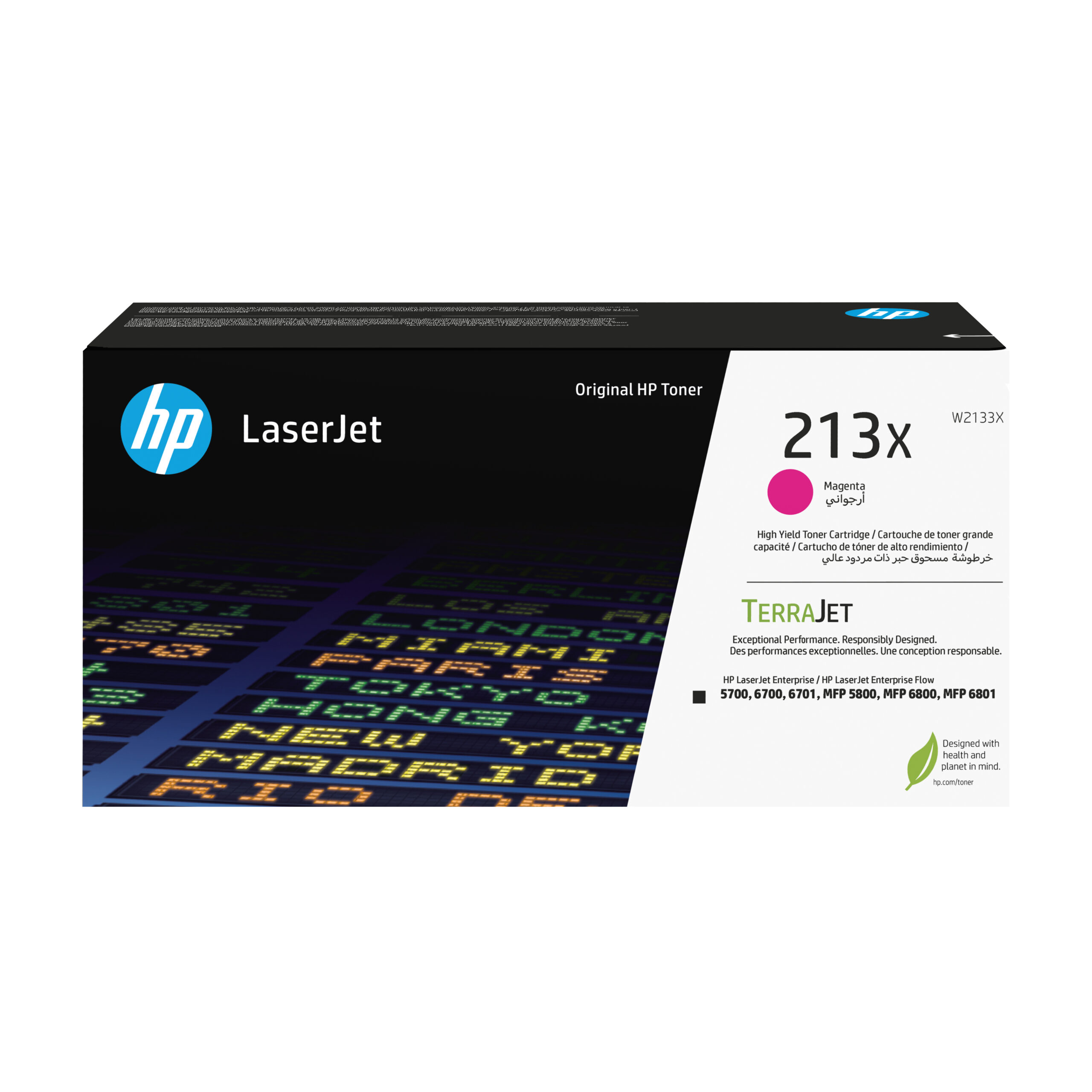 Toner Original HP Magenta, nr.213X, pentru Color LJ 5700|5800|6700|6800, 6K, incl.TV 1.2 RON, "W2133X"