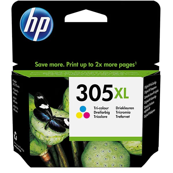 Cartus Cerneala Original HP Color, nr.305XL, pentru HP DeskJet 2320|2710|2720|2721|2723|4120|4122|4130 , 0.2K, (timbru verde 0.15 lei), "3YM63AE"