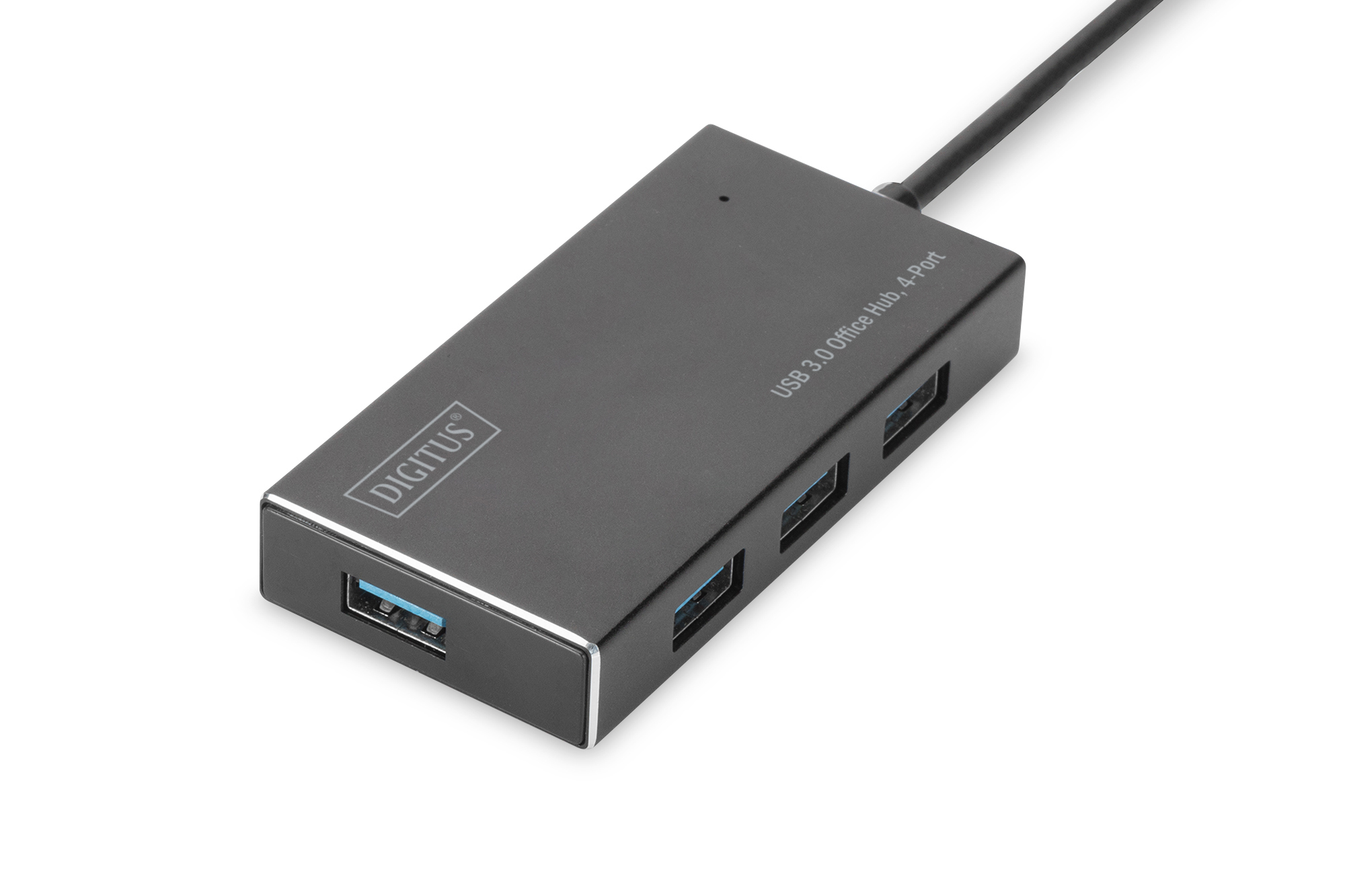 DIGITUS DA-70240-1 DIGITUS Hub 4-port USB 3.0 SuperSpeed, Power Supply, HQ aluminum "DA-70240-1" (timbru verde 0.18 lei)