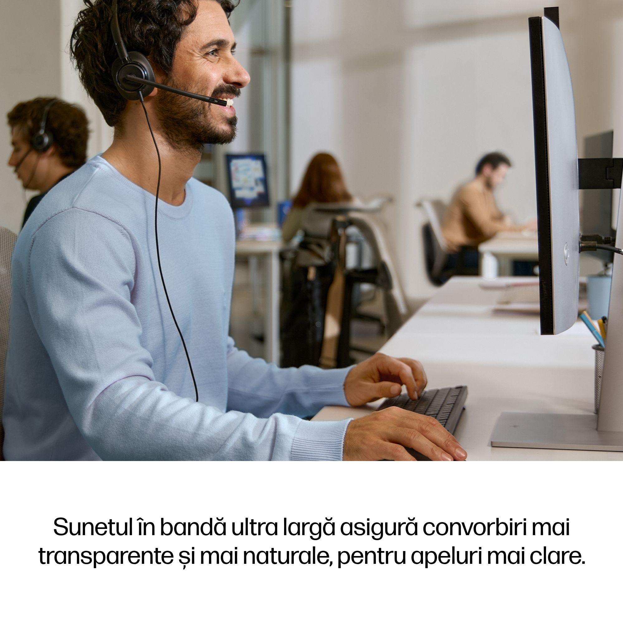 HP Poly Mission 425 USB HS CL"C01B3AA" - imagine 6