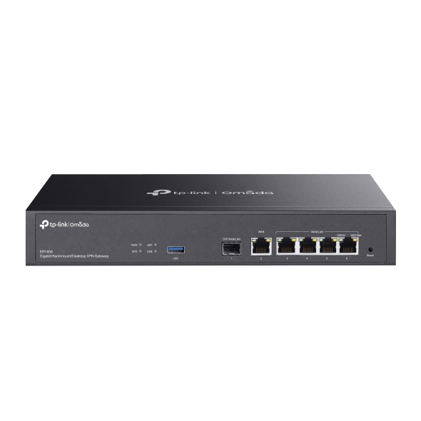 ROUTER TP-LINK Rackmount/Desktop wired Gigabit, 1 Gigabit SFP WAN + 4 Gigabit LAN + 1 WAN/LAN, "ER7406" (timbru verde 0.8 lei)