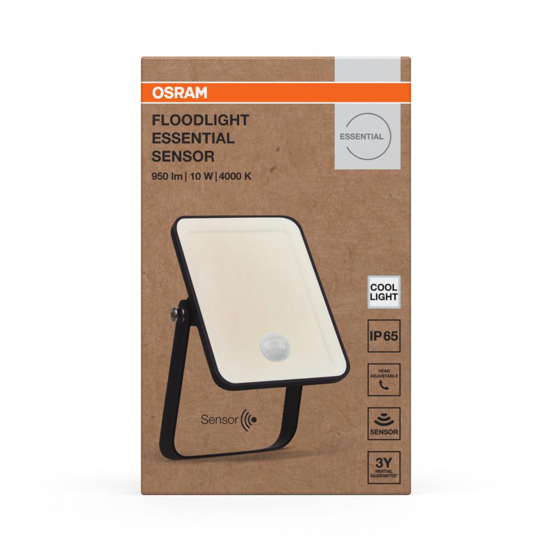 FL ESSENTIAL SENSOR 10W 840 BK OSRAM "000004099854429897"