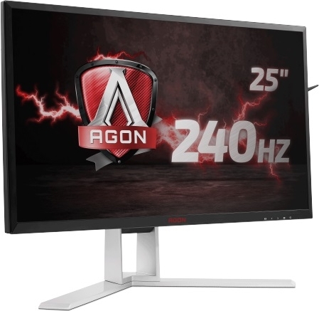 MONITOR AOC 24.5" gaming, TN, Full HD (1920 x 1080), Wide, 400 cd/mp, 1 ms, VGA, DVI, HDMI x 2, DisplayPort, "AG251FZ" (timbru verde 7 lei)