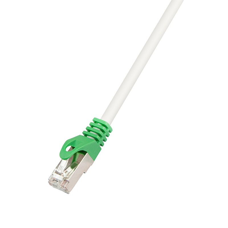 PATCH CORD S/FTP LOGILINK Cat6, LSZH, cupru, crossover, 1 m, alb, AWG27, dublu ecranat "CQ2032S"x (timbru verde 0.08 lei)