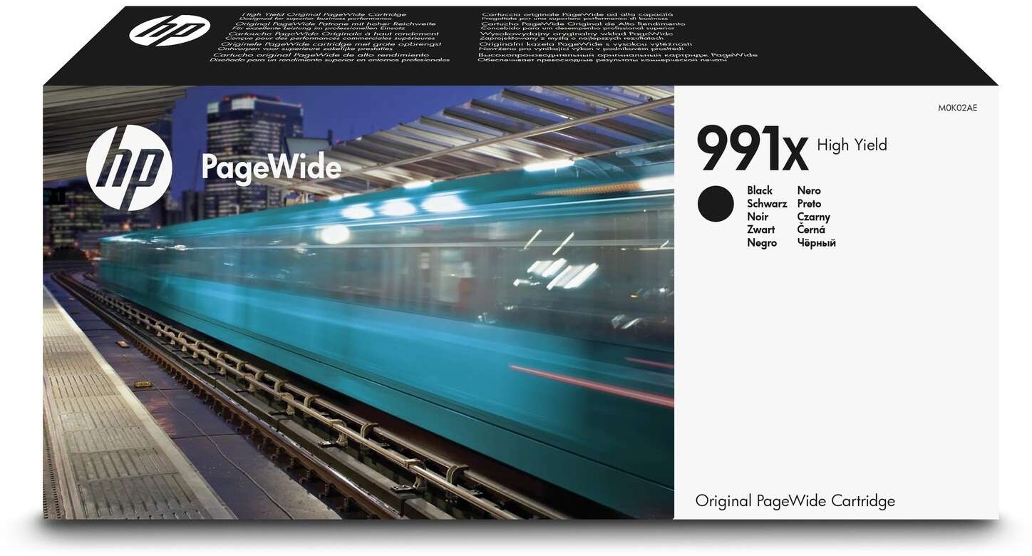 Cartus Cerneala Original HP Black, nr.991X, pentru PageWide 750|772|777, 20K, (timbru verde 0.15 lei), "M0K02AE"