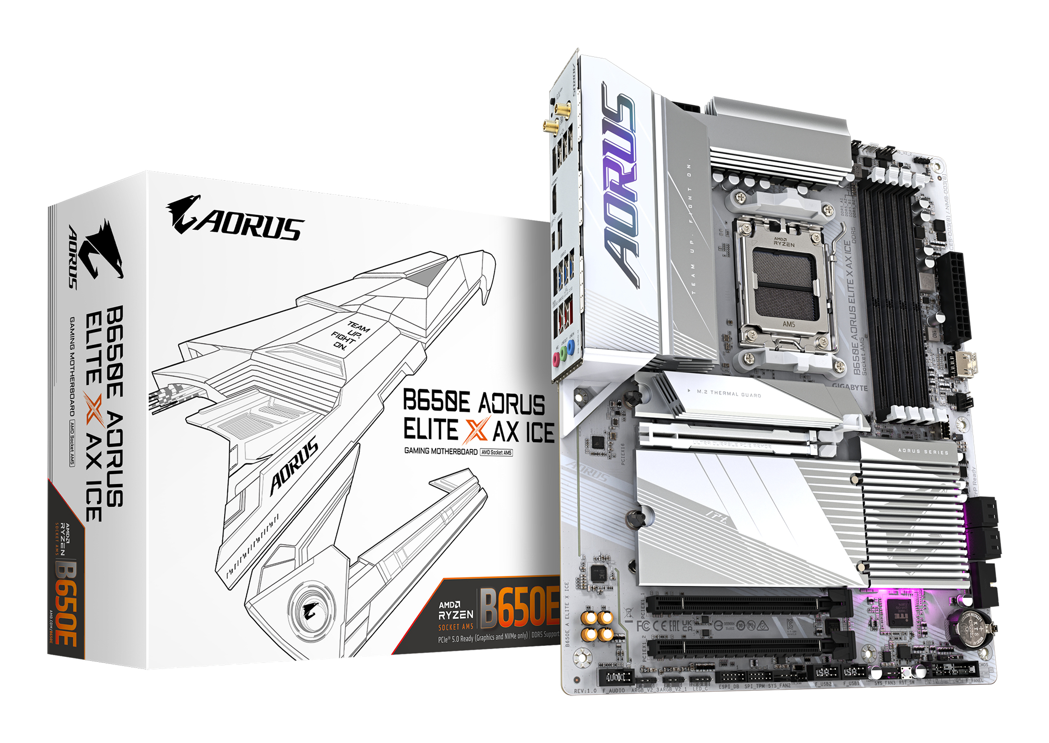 B650E AORUS ELITE X AX ICE "B650E AORUS ELITE X AX ICE"