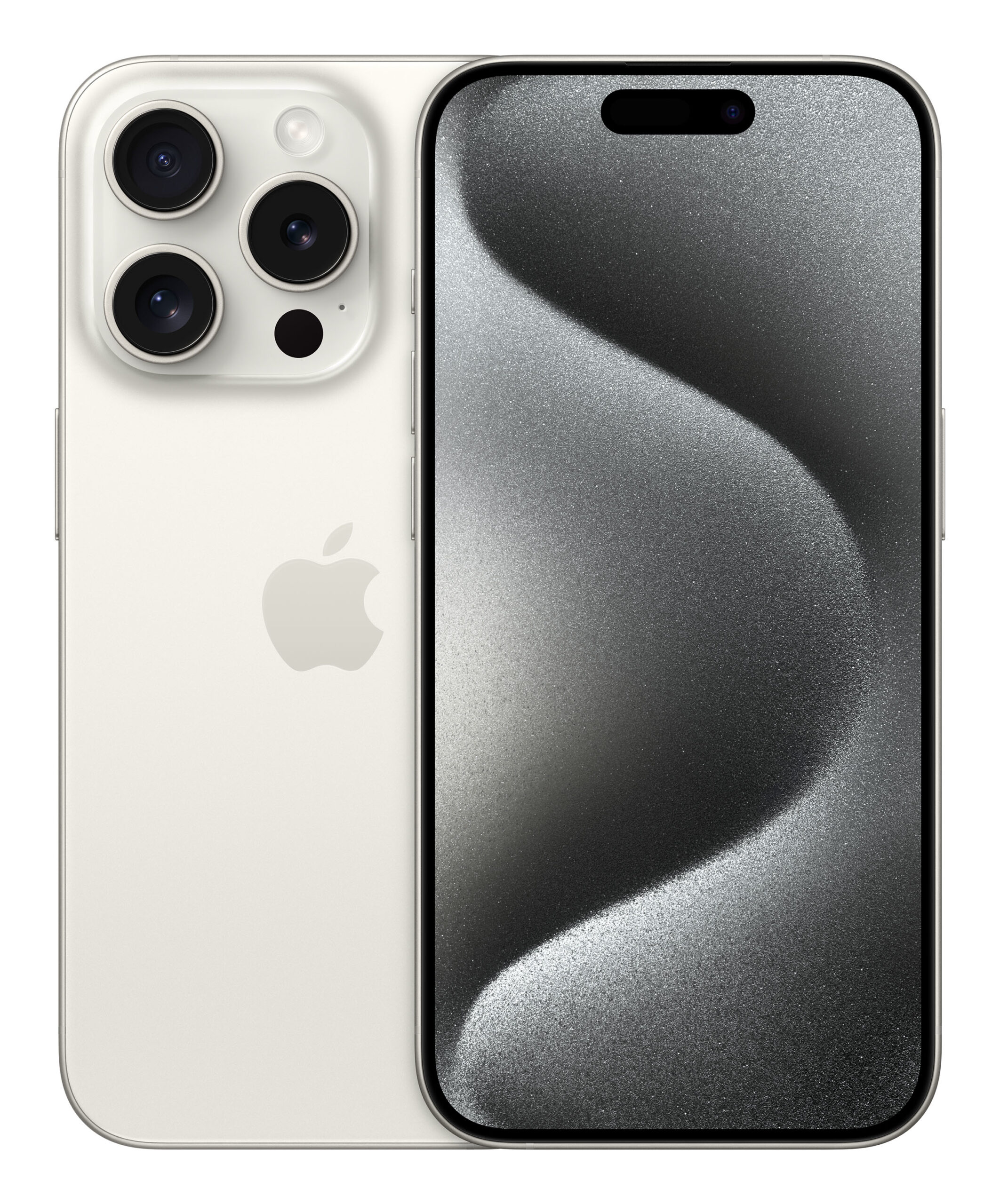 Smartphone iPhone 15 Pro 256GB 8GB RAM 5G White Titanium "MTV43" (timbru verde 0.45 lei)