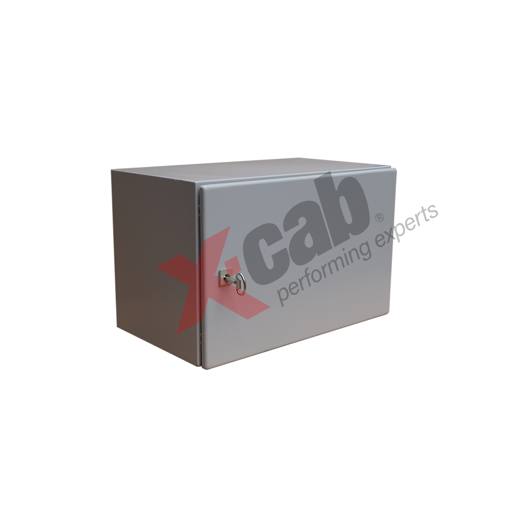 Cabinet metalic de exterior 19", rack de perete, 7U 600x350 mm, IP-55, Xcab "Xcab-BG13980012"