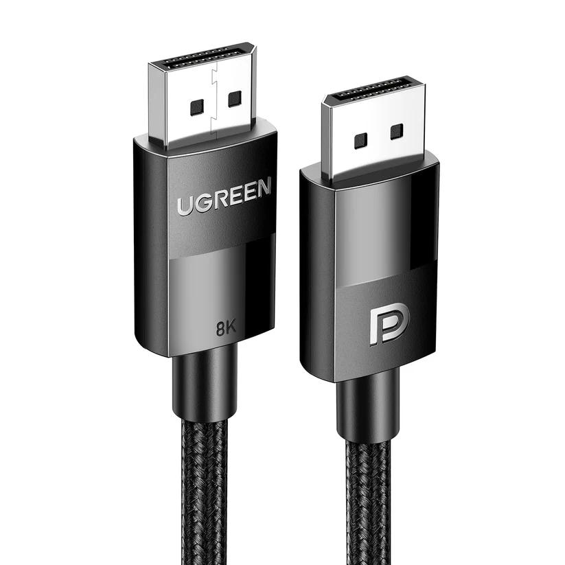 CABLU video Ugreen, "DP114" DP (T) la DP (T) 8K la 60Hz, lungime 3m, negru "80393" (timbru verde 0.08 lei) - 6957303883936