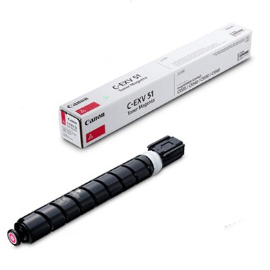 Toner Original Canon Magenta, EXV51M, pentru IR C5535|C5540|C5550|C5560, 60K, (timbru verde 1.2 lei) ,NOPP, "CF0483C002AA"