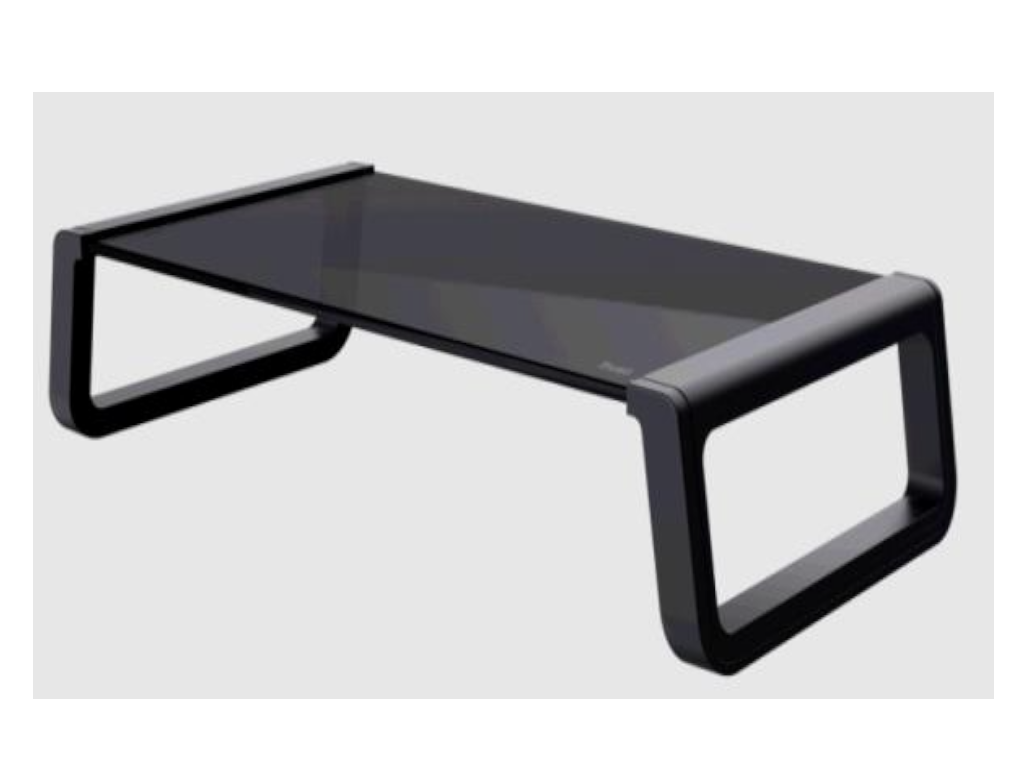 TRUST MONTA GLASS MONITOR STAND BLK "25271"