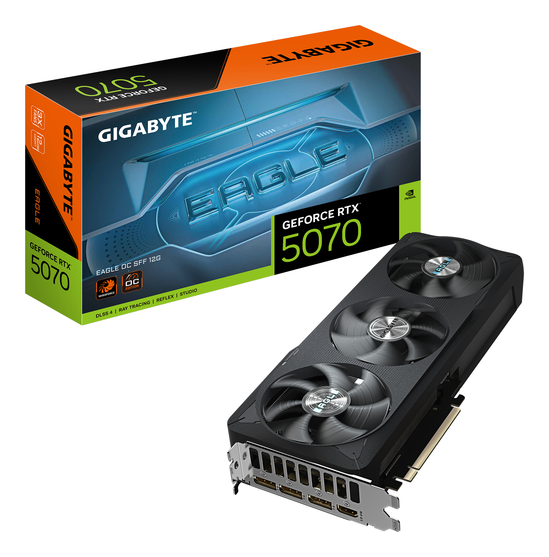 VGA PCIE16 RTX5070 12GB GDDR7/GV-N5070EAGLE OC-12GD GIGABYTE "GV-N5070EAGLE OC-12GD"