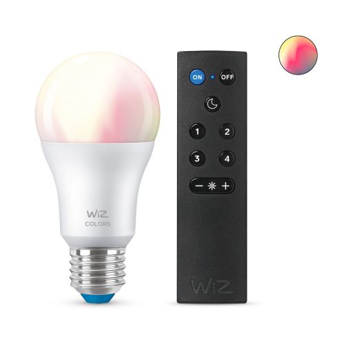 BEC smart LED Philips, soclu E27, putere 8W, forma clasic, lumina multicolora, alimentare 220 - 240 V, "000008719514551091" (timbru verde 0.45 lei)